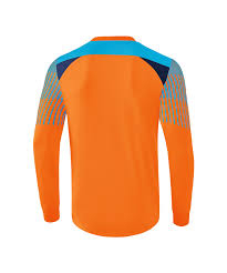 Tricou Maneca Lunga Erima Portocaliu/Albastru [2]