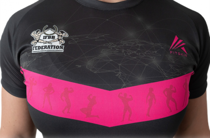 Tricou poliester feminin - International Fitness and Body Building Federation [2]