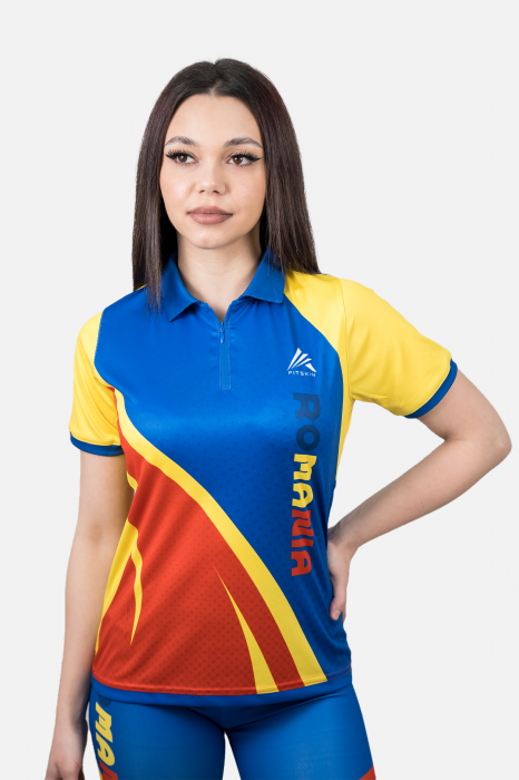 Tricou Polo Fitskin Romania Feminin [1]