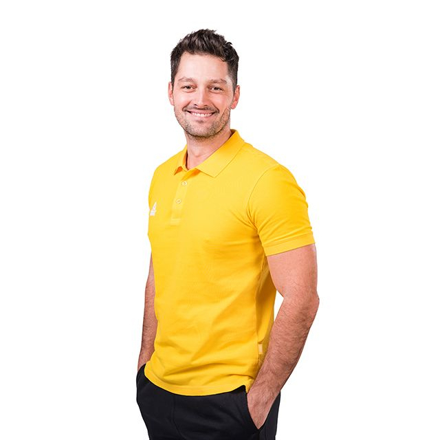 Tricou polo PEAK Crew Galben [2]