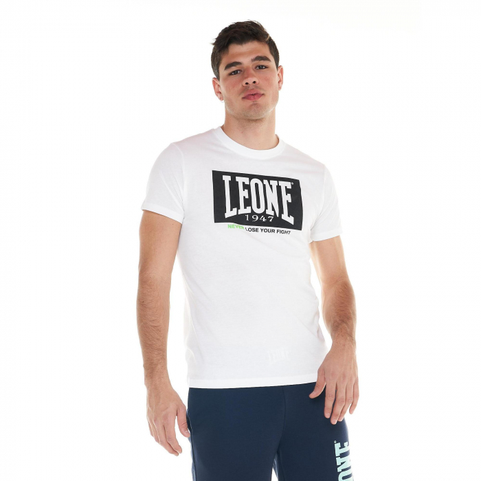 Tricou Leone Sporty Fluo Alb [2]