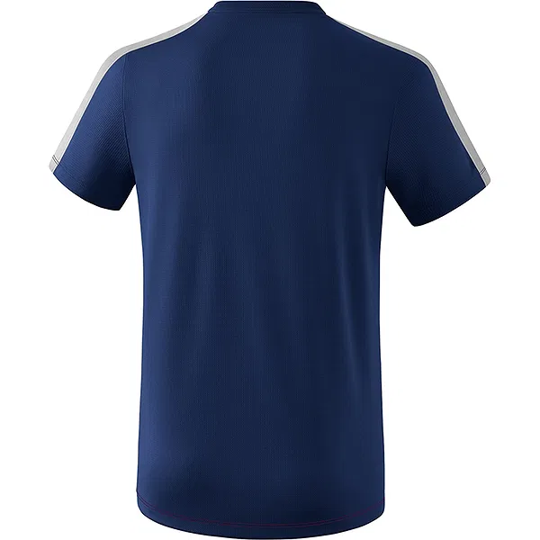 Tricou Squard Erima Navy/Visiniu/Gri [2]