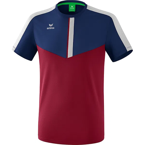 Tricou Squard Erima Navy/Visiniu/Gri [1]