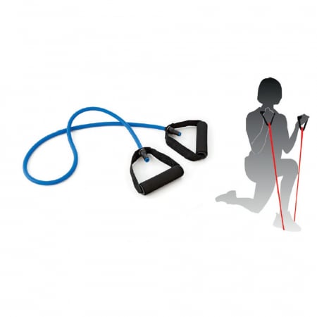 Fitness - Banda Rezistenta cu manere - rezistenta medie