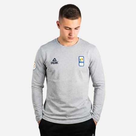Bluză - Bluza PEAK de Iarna Bumbac Gri