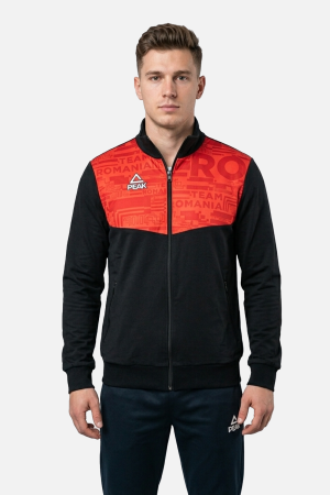 Hanorace - Bluza PEAK Negru/Rosu