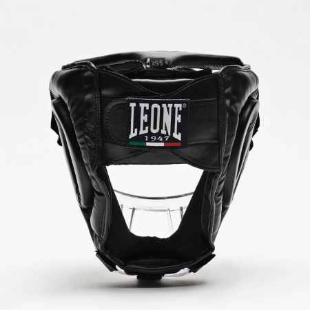 Casca cu grilaj Leone Neagra [1]