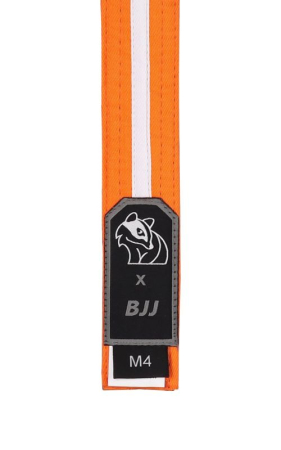 Accesorii - Centura BJJ Juniori DAX SPORTS Portocaliu/Alb