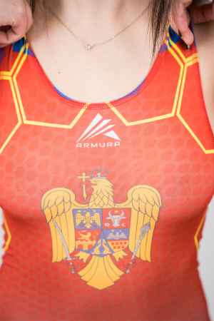 Dres de Lupte ARMURA Honor et Patria Feminin V1 Rosu [1]