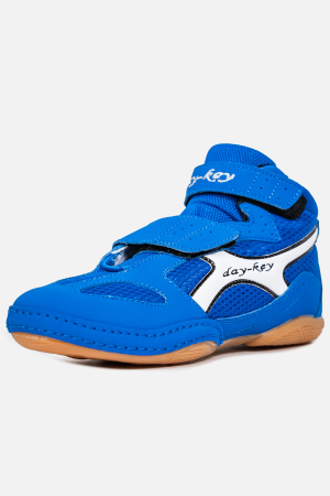 Incaltaminte - Ghete de Lupte Juniori Albastru/Alb