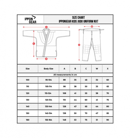 Kimono Judo KIDS Ippon Gear GI NXT Rosu [4]