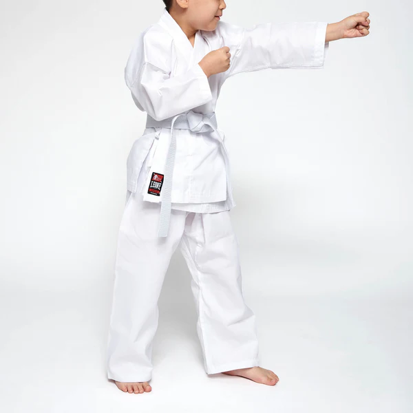 Kimono Karate Leone Alb [7]