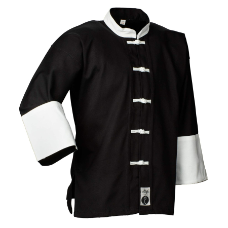 Kimono Kung Fu Negru/Alb [2]