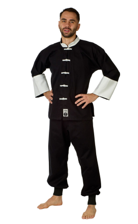 Wu Shu - Kung Fu - Hapkido - Kimono Kung Fu Negru/Alb