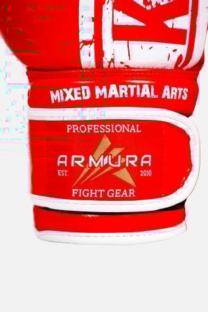 Manusi ARMURA Kempo Rosu/Alb [1]