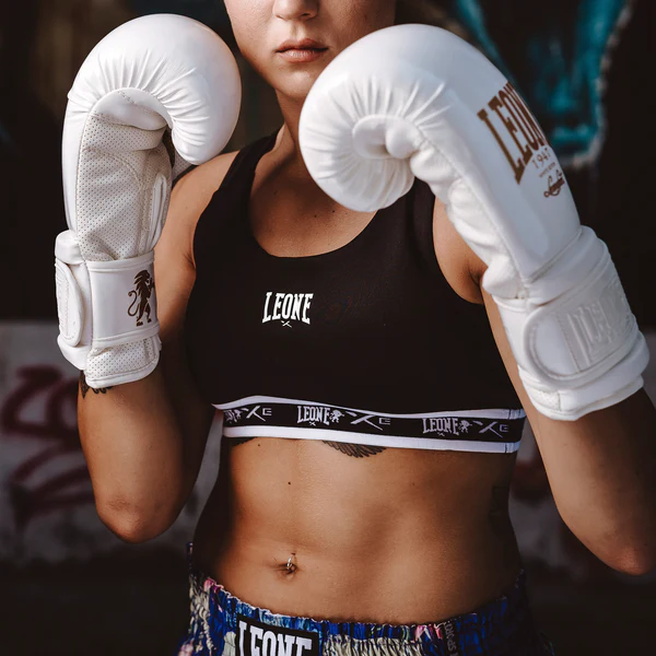 Manusi de Box  Leone  Albe-Aurii [6]