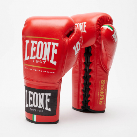 Mănuși - Manuși de Box Leone-Shock Plus Rosii