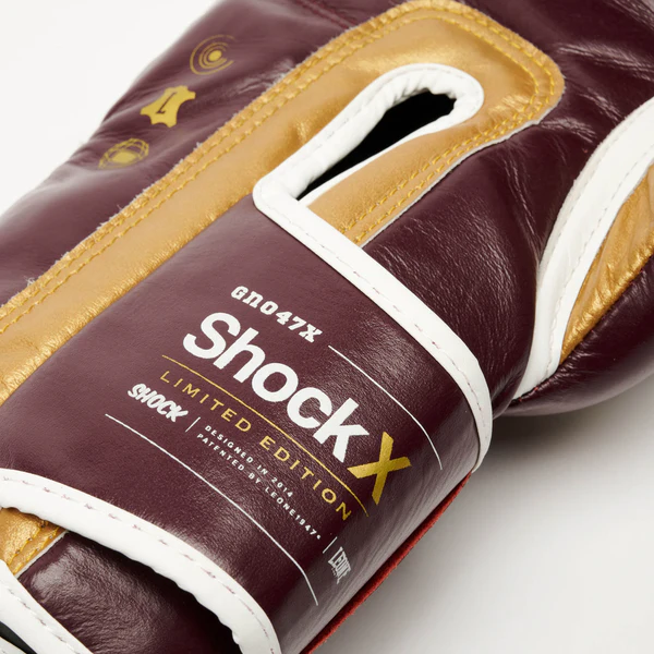 Manusi de Box Shock Leone Bordeaux [5]