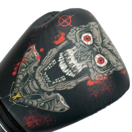 Manusi de Box Super Pro Combat Skull Negru/Gri [2]