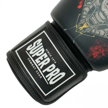 Manusi de Box Super Pro Combat Skull Negru/Gri [5]