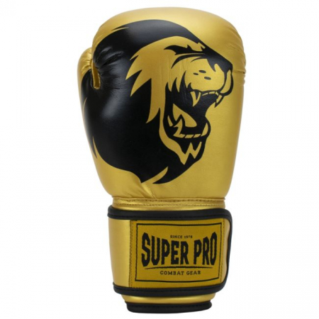 Manusi de Box Super Pro Combat Talent Auriu/Negru [1]