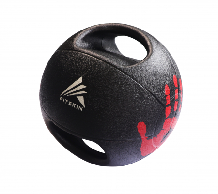 Minge medicinala cu manere Fitskin 3 kg [2]