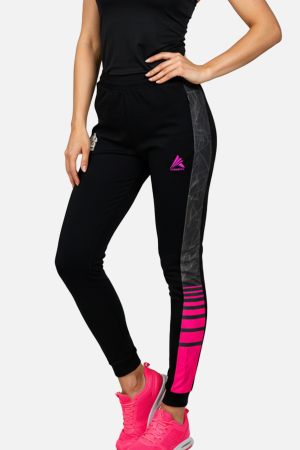 Pantaloni - Pantalon bumbac feminin - International Fitness and Body Building Federation