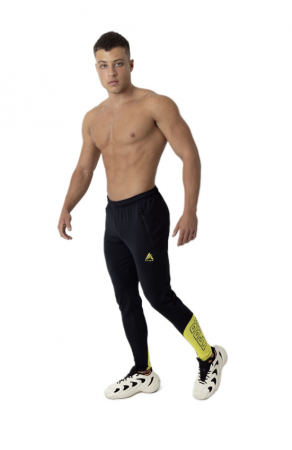Pantaloni - Pantalon trening poliester masculin - International Fitness and Body Building Federation