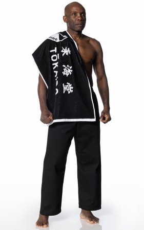 Accesorii - Prosop TOKAIDO Karate Alb/Negru