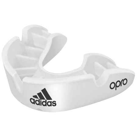 Proteze dentare - Proteza Adidas OPRO Bronze  Juniori Alb