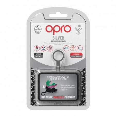 Proteza Opro Self-Fit Roz/Verde Silver Level Senior [1]