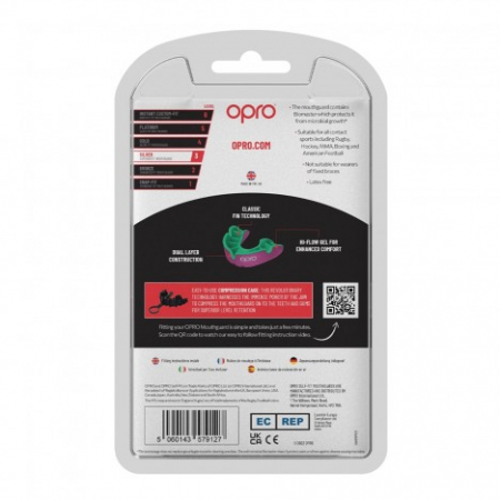 Proteza Opro Self-Fit Roz/Verde Junior [2]