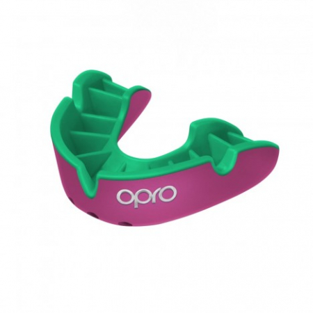Proteza Opro Self-Fit Roz/Verde Silver Level Senior [0]
