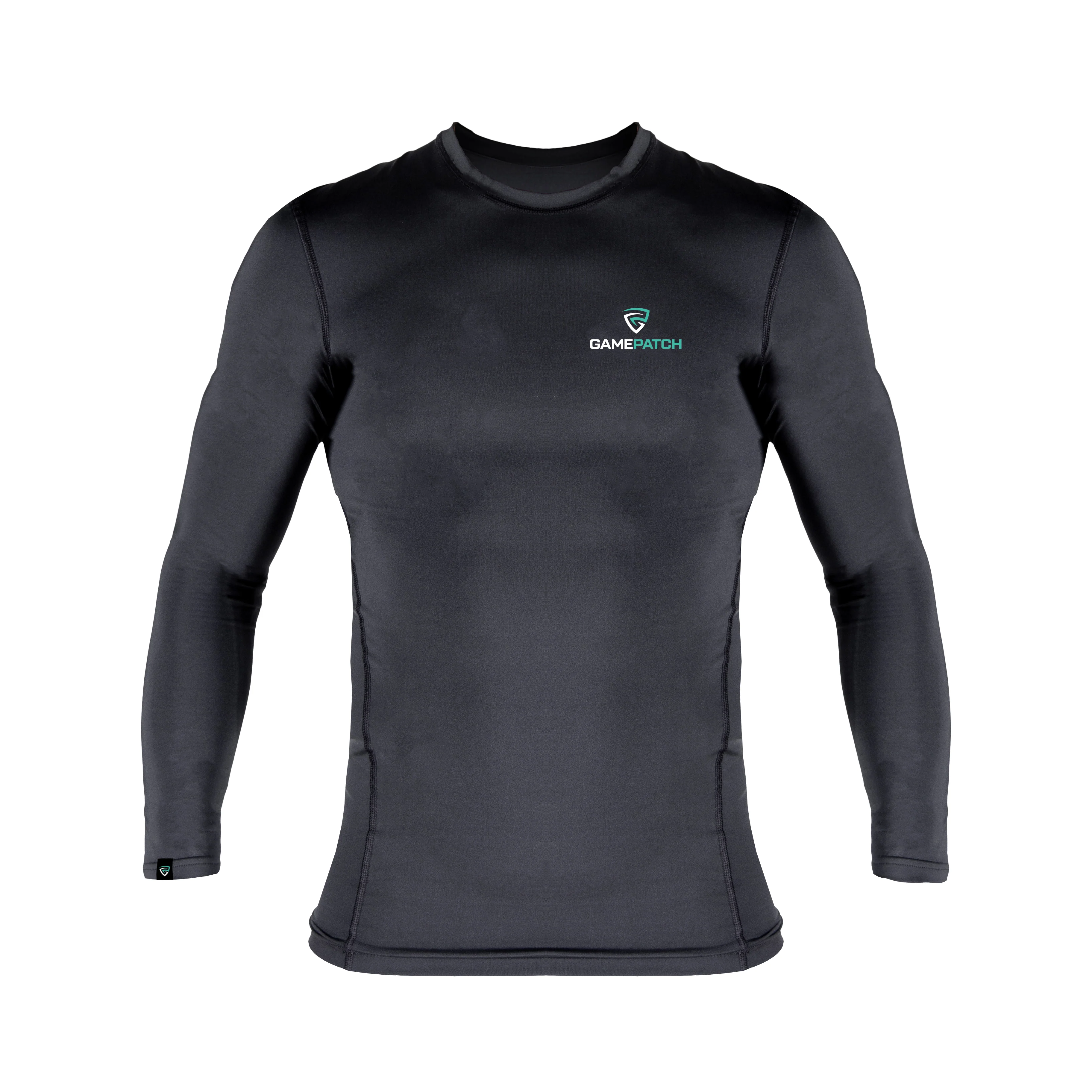 Rashguard - Rashguard de Compresie Negru GAMEPATCH
