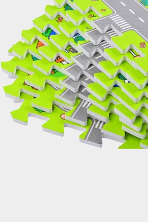 Dotări Sală - Saltea Tatami cu Tematica Trafic Rutier pentru Copii 1 cm