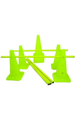 Fitness - Set 10 Jaloane Con 40 cm si 5 batoane 100 cm