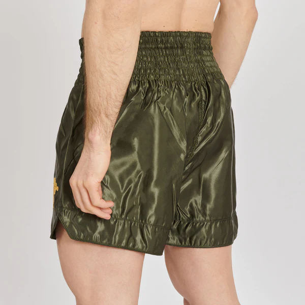 Short Kickboxing Leone Basic 2 Verde [3]