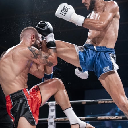 Short Kickboxing Leone Rosu [2]