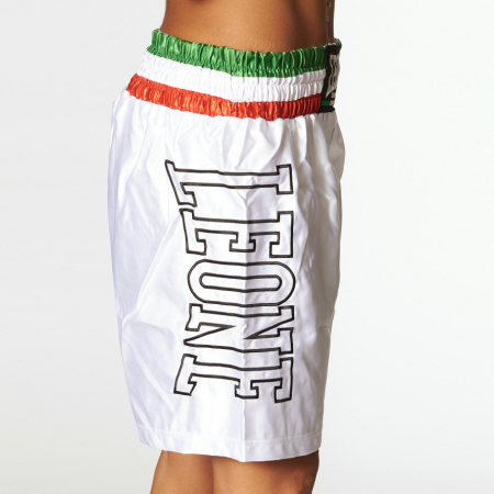 Short Leone Boxing Italian Flag Alb [2]