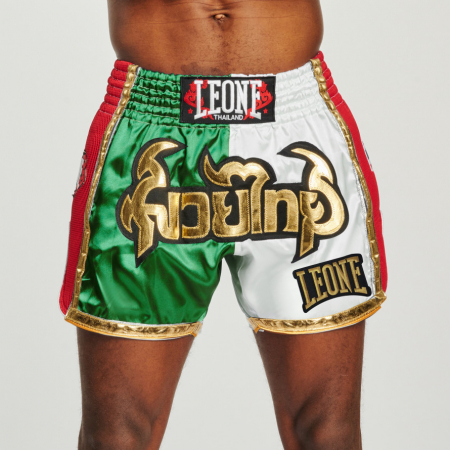 Shorturi - Short Kickboxing Leone Thai Siam Verde