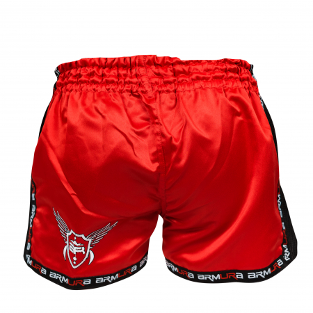 Short kickboxing ARMURA  Muay 2.0 Rosu/negru [2]