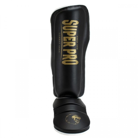 Tibiere Super Pro Combat Gear Negre/Auriu [1]