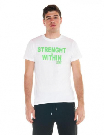 Tricou Leone Sporty Fluo-Alb [3]