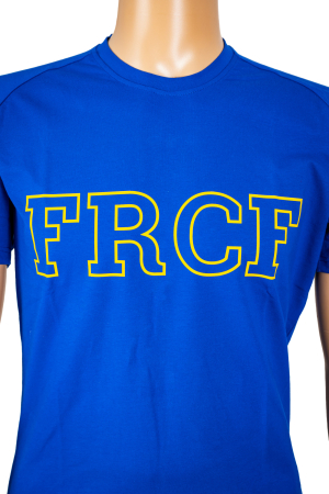 Tricou Bumbac Junioare Oficial FRCF Albastru [1]