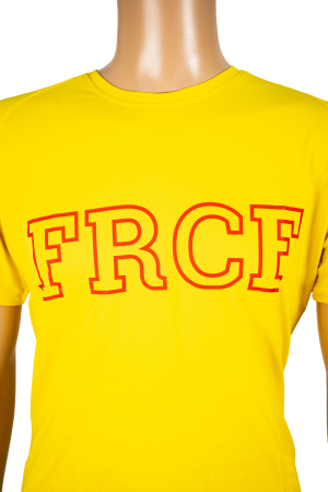 Tricou Bumbac Junioare Oficial FRCF Galben [1]