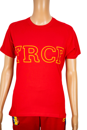 Tricouri - Tricou Bumbac Junioare Oficial FRCF Rosu