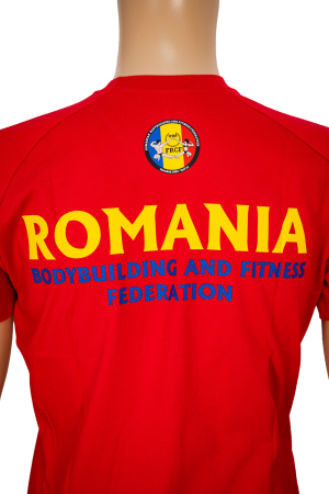 Tricou Bumbac Junioare Oficial FRCF Rosu [4]