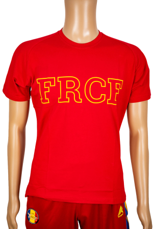 Tricouri - Tricou Bumbac Juniori Oficial FRCF Rosu
