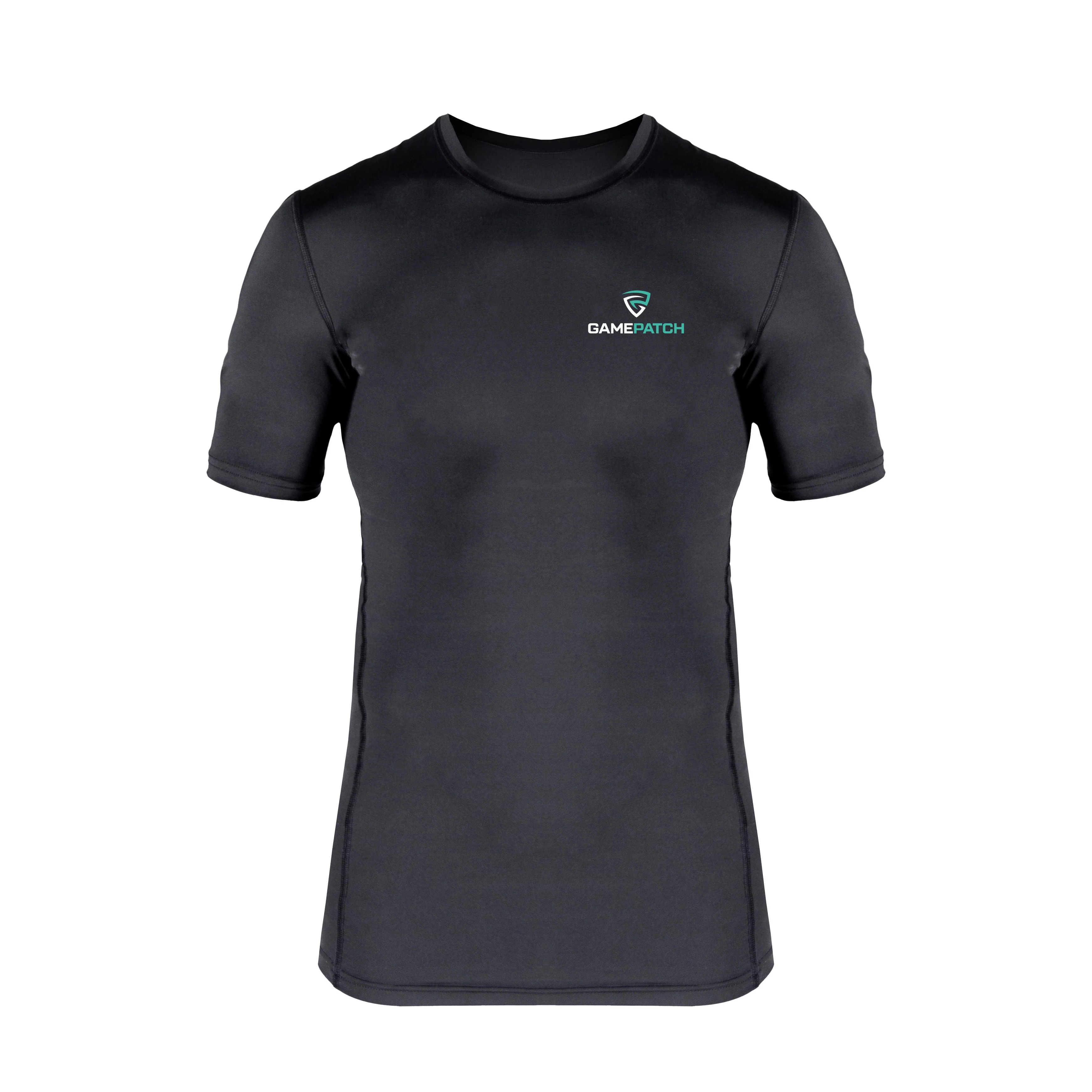 Rashguard - Tricou de Compresie Negru GAMEPATCH