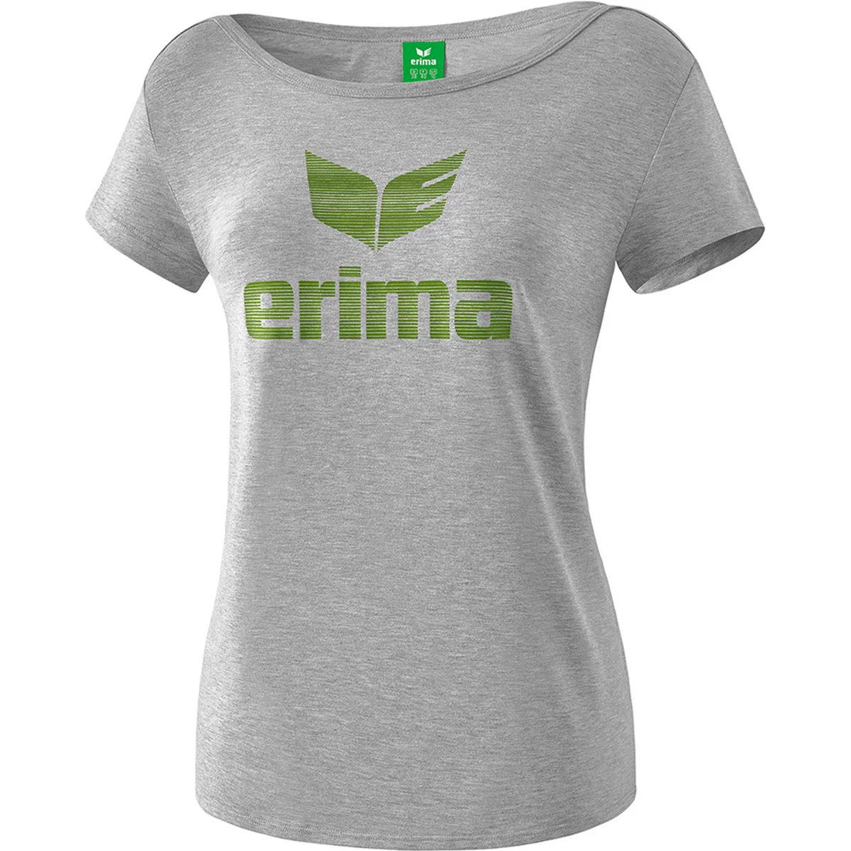 Tricouri - Tricou ERIMA Essential Gri/Verde